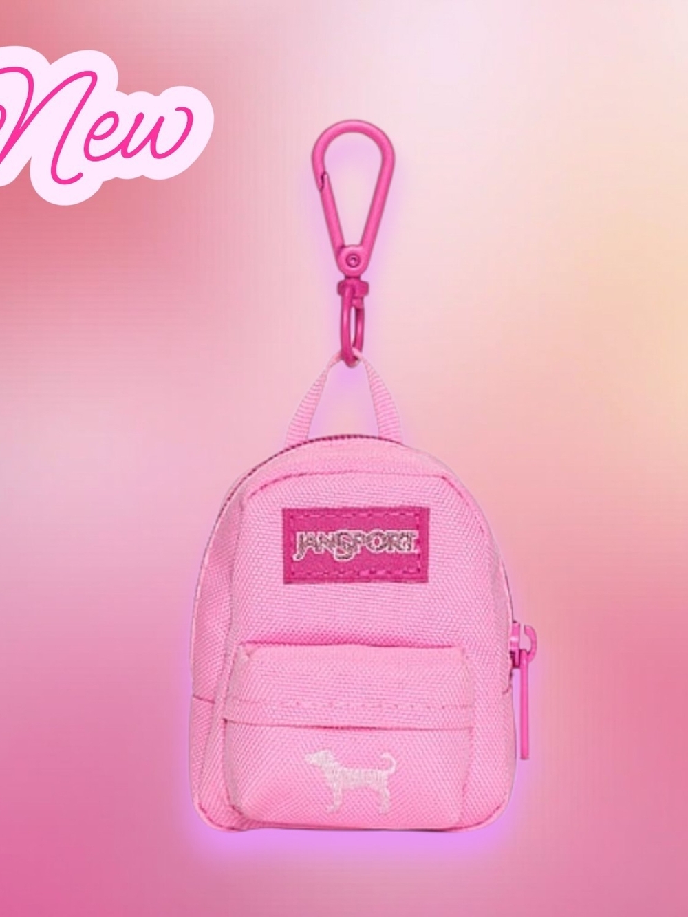 PINK x Jansport Backpack Keychain Clip